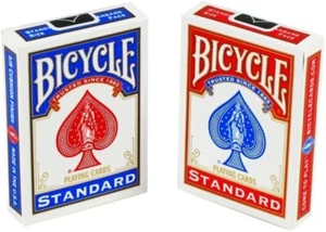 Bicycle One Way Force JOKER Deck Red or Blue Color Guarantee 125th 1885 B&W - Picture 1 of 11