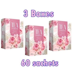3X Tea For You Liscia Naturale a Erboristeria Pelle Liscia Radiante Viso Riduce L'acne - Foto 1 di 12