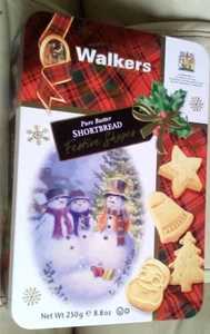 VV COLLECTORS TIN WALKERS SHORTBREAD CHRISTMAS 22X16X5 FESTIVE SHAPES - Bild 1 von 4