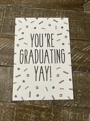 Recycled Paper Greetings Graduation Card Edumacated - Image 1 of 3