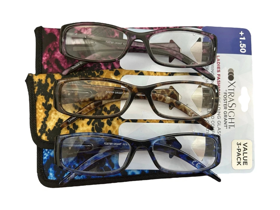 Gafas de lectura XtraSight de Foster Grant Syriah (paquete de 3) Foto 1 de 1