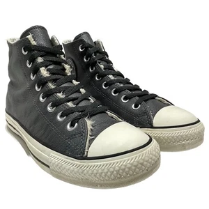 Converse Herren Größe 7 Schuhe Chuck Taylor Hoch Grau Leder Damen 9 Turnschuhe - Bild 1 von 15