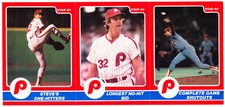 1984 Star Co. Steve Carlton Full Panel #19-21 HOF