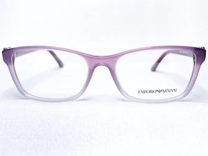 NEW Emporio Armani EA3076 5459 Womens Violet Rectangle Eyeglasses Frames 52/16 - Picture 1 of 6