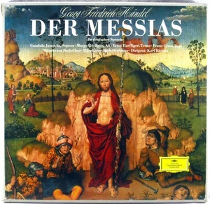 3 LP LINEN BOX DGG TULIP Handel MESSIAH Richter JANOWITZ HOEFFGEN 138 951/53 EX - Picture 1 of 4