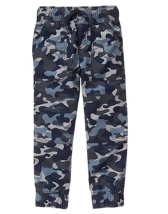 NWT Gymboree Boys Pull on Pants Jogger camo Jersey lined Shipmates many Sizes - Picture 1 of 1