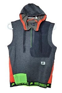 Nike Therma Sport Clash Herren ärmelloses Trainingstop mit Kapuze Fitness Größe Small - Bild 1 von 14