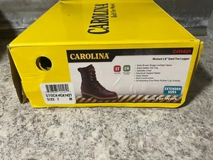 Stivali CAROLINA Logger CA1421 donna misura 7 punta acciaio marrone - Foto 1 di 10