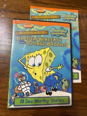 SpongeBob Squarepants: Nautical Nonsense & Sponge Buddies (DVD 10 Eps + Guide) - Image 1 of 3