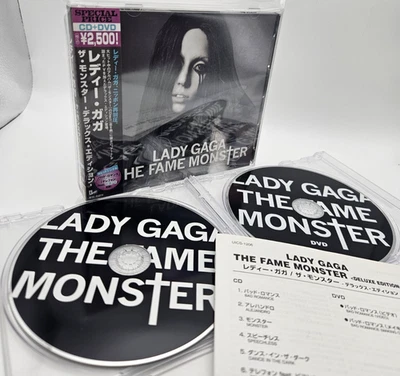 LADY GAGA The Fame Monster Japan Deluxe Edition CD+DVD UICS-1206 w/OBI 2010 - Image 1 of 4