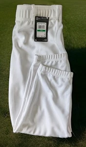 UNDER ARMOUR Jungen/Mädchen weiße T-Ball Hose mit Gürtelschlaufen - Größe YLG - Bild 1 von 4