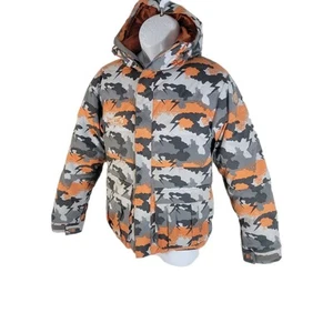 Burton Youth XL Snowboard Down Jacket Skulls and Lightning Camo design Dry Ride - Picture 1 of 19