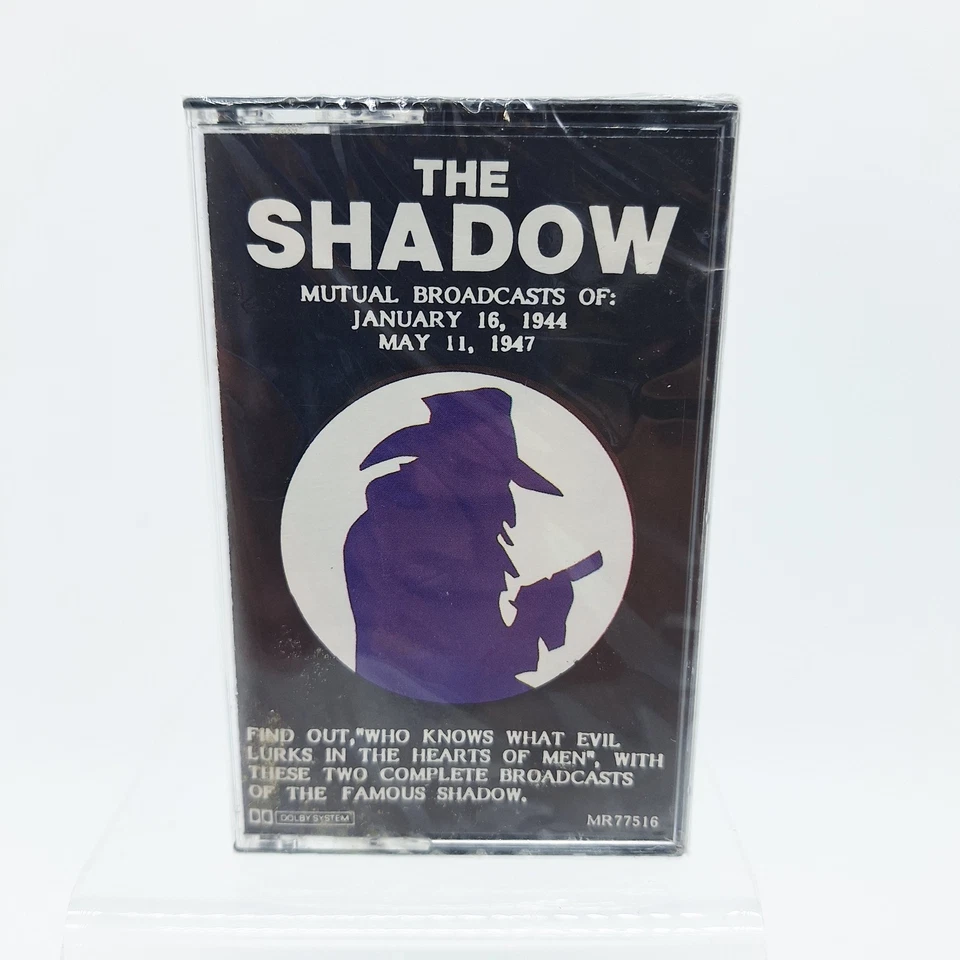 NEW SEALED THE SHADOW MUTUAL RADIO BROADCASTS 1944 1947 AUDIO CASSETTE TAPE - Image 1 of 3