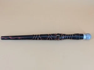Magiquest Great Wolf Lodge Red & Black Weathered-Looking Magic Wand & Topper - Picture 1 of 5