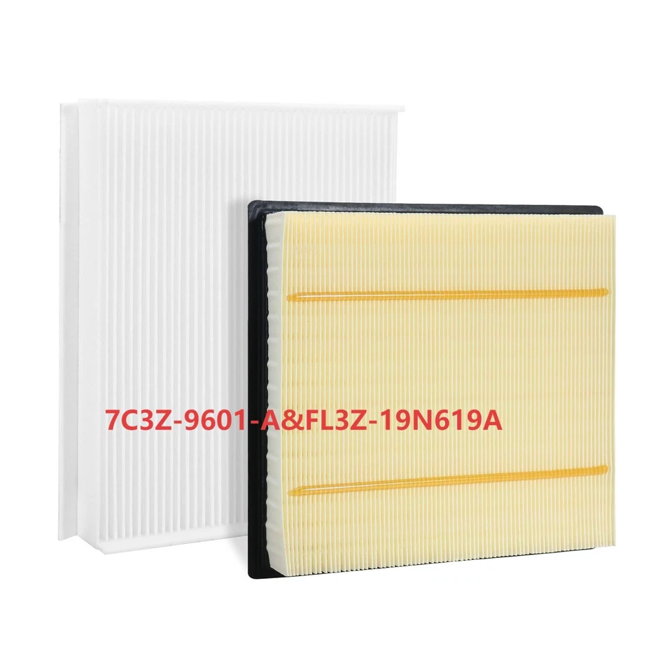 Juego combinado filtro de aire motor y filtro de aire cabina para Ford F-150 2015-2022 Foto 1 de 3