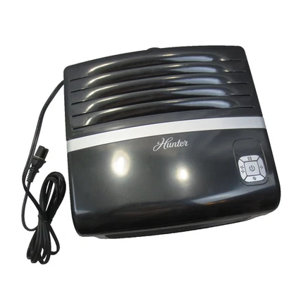 Filtro de aire de escritorio Hunter Fan Co modelo 30422 2 velocidades purificador con filtro negro Foto 1 de 4