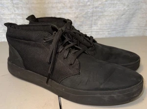 Timberland Davis Botas Chukka Cuadradas Para Hombre Talla 9.5 Nubuck Con Cordones A1T16 Negras - Imagen 1 de 7