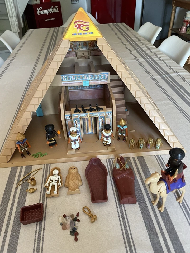 Pyramide Égypte Sphinx Playmobil 4240 4242 4243 Vintage - Photo 1/4