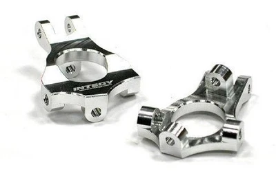 Bloque de ruedas mecanizado Integy T8225 Silver Billet para LOSI Ten-T Truggy y SCTE Foto 1 de 3