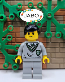 (S2 / 8 / 13) Lego Harry Potter hp026 Gregory Goyle Slytherin Torso no Cape 4735