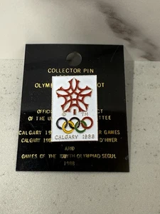 Prendedor Coleccionista Oficial Juegos Olímpicos de Invierno de Calgary 1988 - Imagen 1 de 2