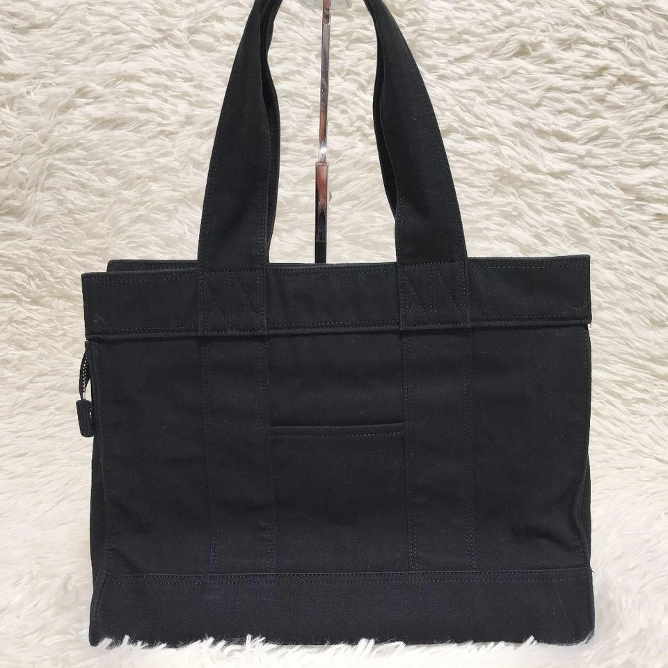 Bolso de Mano Yoshida Porter SUNNY M Tela Denim Negro Para Hombre De Japón Foto 1 de 4