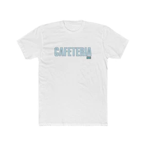 Cotton Tee, Cafeteria Restaurant Chelsea NYC Trendy Diner Men's Crew Tee Shirt - Picture 1 of 22
