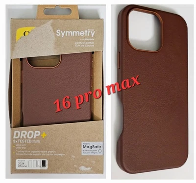 OtterBox Symmetry Cactus Leather MagSafe Case for iPhone 16 Pro Max  - Image 1 of 4