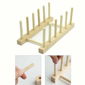 Bamboo Wooden Dish Rack Plates Holder Kitchen Storage Cabinet Organizer Home Use - Picture 1 of 2