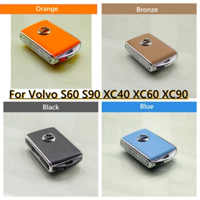 Funda de cuero con llave de control remoto para Volvo S60 S90 XC40 XC60 XC90 Foto 1 de 4