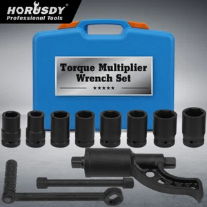HORUSDY Torque Multiplier Wheel Nut Socket Crack Wrench Tool Set Ratio Truck - Picture 1 of 9