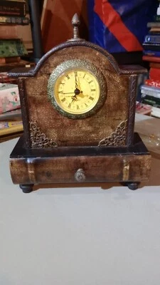 Quartz Clock with Jewelry Box - Image 1 of 4