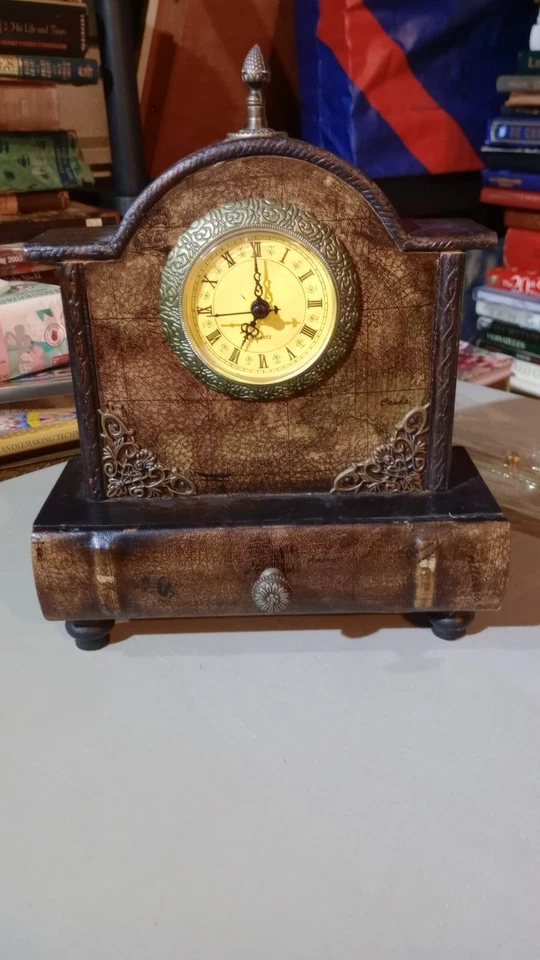 Quartz Clock with Jewelry Box - Image 1 of 4