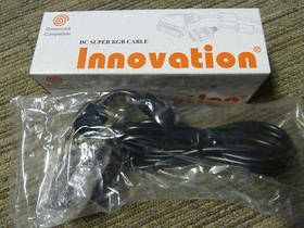 SEGA DREAMCAST RGB SCART TV CABLE LEAD BRAND NEW! DC Console AV Console Adapter