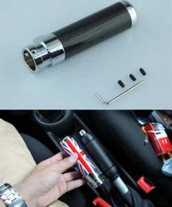 Carbon-Fiber Car Handle Brake Cover For Mini Cooper Clubman R55 R56 R57 R58 R59 - Picture 1 of 6