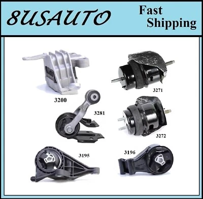 6 piezas montaje de motor y transmisión apto para Chevrolet Impala Limited 2014-2016 3,6 L Foto 1 de 4