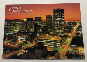 City Lights & The Evening Sunset In Phoenix, Arizona. Postcard (C3) - Picture 1 of 2