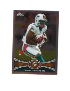 2012 Topps Chrome Refractors #86 Daniel Thomas MIAMI DOLPHINS - Foto 1 di 1