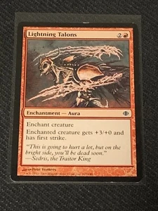 Magic the Gathering Shards of Alara Lightning Talons - Picture 1 of 2
