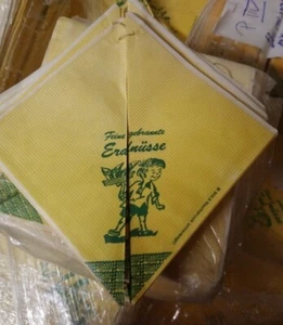ERDNUSS TÜTE Nostalgie  21 cm  gelb   1000 Stück   .RESTPOSTEN Rauspreis! - Bild 1 von 1
