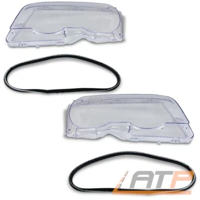 2x SCHEINWERFERGLAS STREUSCHEIBE FÜR BMW 3-ER E46 CABRIO COUPE BJ 99-03 - Bild 1 von 4