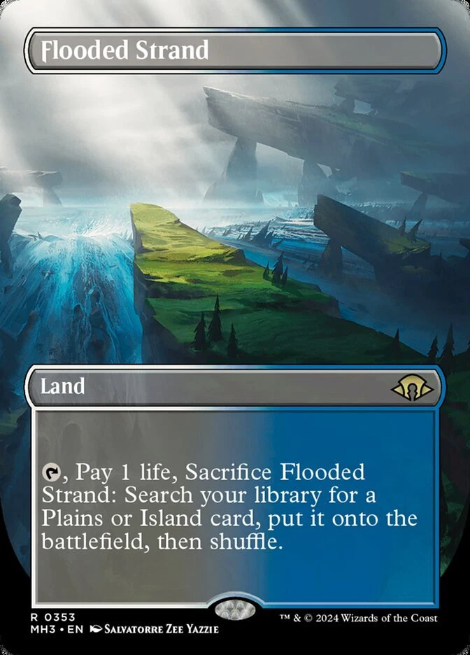 MTG Magic the Gathering Flooded Strand (353/703) Modern Horizons 3 LP - Image 1 of 1
