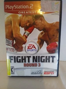 Playstation 2 Fight Night Round 3 Greatest Hits Game. Pre-owned. A2 - Picture 1 of 3