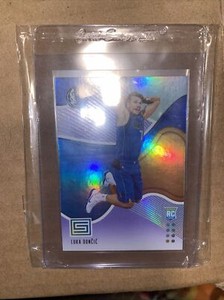 2018-19 Panini Status Luka Doncic Purple Prizm Holo Rookie #172 SP