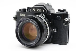 [N NEUWERTIG] Nikon New FM2 N FM2N analoge Spiegelreflexkamera schwarz Ai Nikkor 50 mm f1.4 JAPAN - Bild 1 von 12