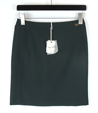 COP COPINE Sammy Skirt Womens EU 42 Green Tricot Pleated Stretchy Mini