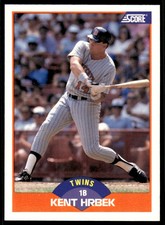 1989 Score Kent Hrbek Minnesota Twins #382