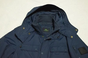 Lacoste - Waterproof Padded Parka - Medium (48) - Navy blue - Hooded - Picture 1 of 14