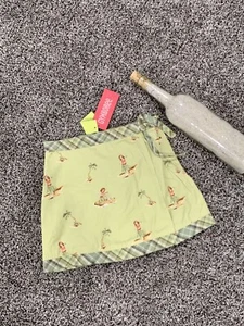 NWT Vintage Gymboree HAWAIIAN HOLIDAY Green Hula Girl Wrap SKIRT Girls Sz 5 - Picture 1 of 4