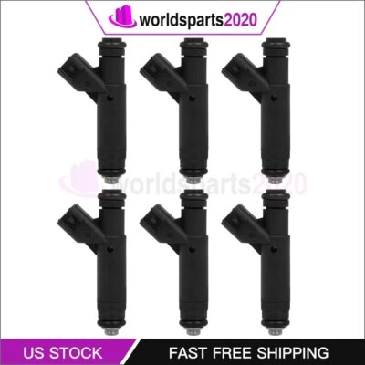 6 inyectores de combustible para Ford Windstar Mustang 3,8 L 1999 2001 2002 2003 822-11163 Foto 1 de 4